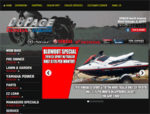 Tablet Screenshot of dupagehonda.com